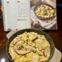 可能是豆腐、香菇和文字的圖像