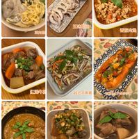 可能是麵和顯示的文字是「 আম Sila ህማ EE IN 掌肉能 કা 五味軟絲 番茄肉燥 紅燒牛脈 越式手撕雞 奶油咖唯 鮮謝油條 馬來西亞肉骨茶」的圖像