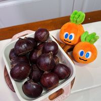 可能是無花果、龍眼和文字的圖像