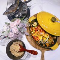 可能是印度香料飯、西班牙大鍋飯、北非小米飯和炒飯的圖像