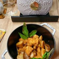 可能是香菇、豆腐和文字的圖像