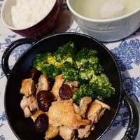 可能是豆腐、香菇和文字的圖像
