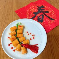 可能是西瓜、港式點心和顯示的文字是「泰 A 」的圖像