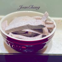 可能是豆腐和顯示的文字是「 Joan oanChang 」的圖像