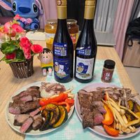 可能是肉排和文字的圖像