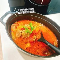 可能是豆腐、火鍋和文字的圖像