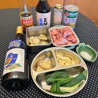 可能是火鍋、豆腐和文字的圖像