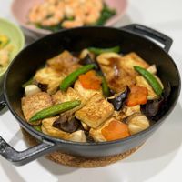 可能是豆腐和香菇的圖像