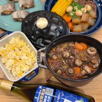 可能是豆腐、火鍋和文字的圖像