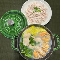 可能是豆腐、麵和火鍋的圖像