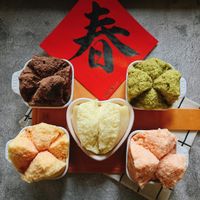 可能是戚風蛋糕、豆腐和文字的圖像
