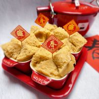 可能是火鍋、肉餡餅、港式點心、豆腐、蛋糕、炒麵、舒芙蕾和文字的圖像