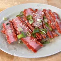 可能是煙燻鮭魚的圖像