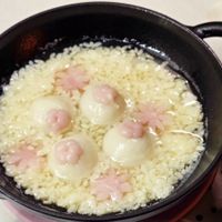 可能是蛋黃、粥和水波蛋的圖像