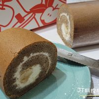 可能是戚風蛋糕和顯示的文字是「 Οχe JT料理學習日記2 記2 」的圖像