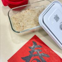 可能是粥、豆腐和文字的圖像