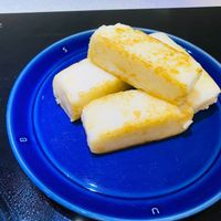 可能是豆腐和蛋糕的圖像
