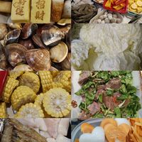 可能是火鍋、豆腐和文字的圖像
