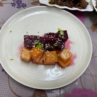 可能是壽司和豆腐的圖像