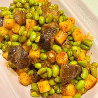 可能是豆腐和香菇的圖像