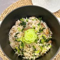 可能是炒飯、北非小米飯和印度香料飯的圖像