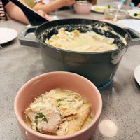 可能是粥、麵、火鍋和豆腐的圖像