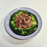 可能是肉排和文字的圖像