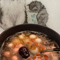 可能是粥和龍眼的圖像
