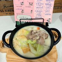 可能是豆腐、火鍋和文字的圖像