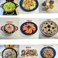 可能是煙燻鮭魚、牧羊人派、義大利麵和文字的圖像