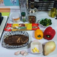 可能是肉排和文字的圖像