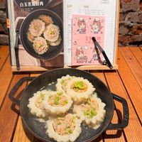 可能是豆腐、港式點心和文字的圖像