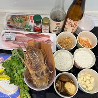 可能是豆腐、火鍋、香菇和文字的圖像