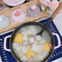 可能是粥、豆腐和文字的圖像