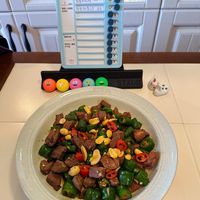 可能是食物和文字的圖像