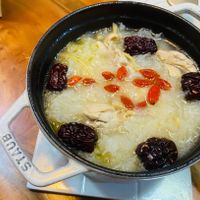 可能是粥和文字的圖像