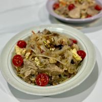 可能是豆腐和義大利麵的圖像