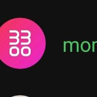 可能是顯示的文字是「 33 OO momo 」的圖像