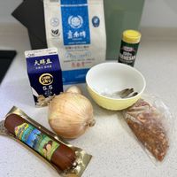 可能是粥、豆腐和文字的圖像