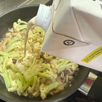 可能是豆腐、拉麵和文字的圖像