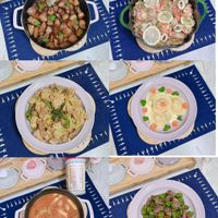 可能是豆腐、義大利麵、炒麵和文字的圖像