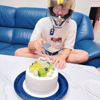 可能是蛋糕和文字的圖像