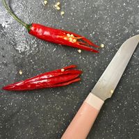 可能是食物和刀的圖像