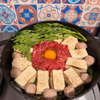 可能是豆腐、火鍋和起司火鍋的圖像