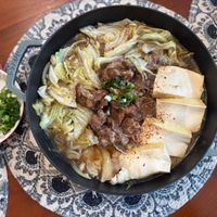 可能是豆腐、火鍋和麵的圖像