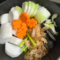 可能是豆腐和香菇的圖像