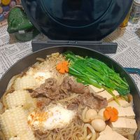 可能是豆腐、火鍋、拉麵和文字的圖像