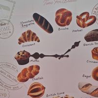 可能是‎食物和‎顯示的文字是「 ‎2026 台北麵包祭 有趣市集 Bread BreadFestTaipei Fest Taipei reиTe TineForBBread For Bread B 2 Chocolate Baguette .ቅር። OME ITALY မ Brioche pretzel Croissant Danish Tu Ma Muffin tin Cinnam * Time ي For April 18th yth Peard 9202 PAN YO 학hcm Challah lah Chall Bagel el British Britishscone scone Chestnat Bread GarlicBagne Garlic Bagu 202.6 손 北 類返 곤 月想市接 Bread Fest Taipe Sread fure ForBread ه‎ 」‎‎ 的圖像