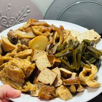 可能是豆腐和香菇的圖像