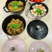可能是豆腐、火鍋、拉麵和文字的圖像